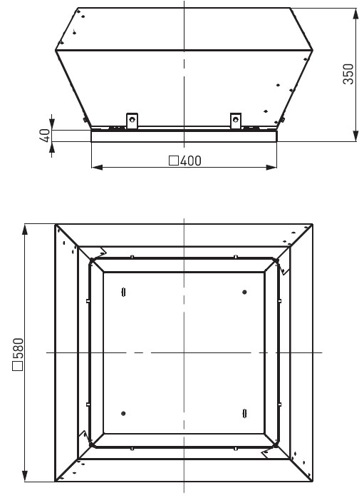 вентилятор VS 40/31-4D размеры